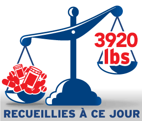 403 lbs recueillies &agrave; ce jour